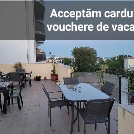 Cazare Eforie Nord, Plaja Acapulco, Garsoniere Four Studios, Bucatarie Comuna, Baie Proprie, Etaj 4, Fara Lift ภายนอก รูปภาพ